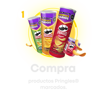 Productos Pringles. Compra productos pringles marcados para participar